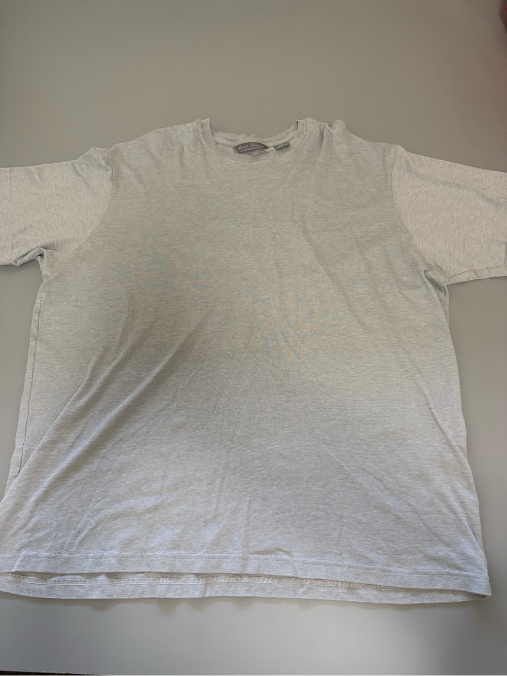 Daniel Cremieux Short Sleeve Crew T-Shirt - Light Gray. B56